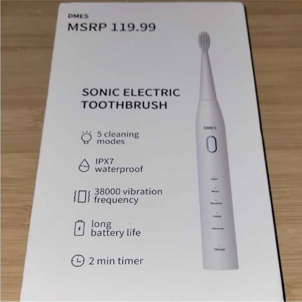 Sonic Electric Toothbrush - White